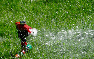 Watering a lawn using a hose leads to a waste of effort, time, and money